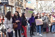 Manifestación 8M 2020 en Soria.