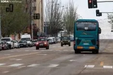 La UME ha realizado tareas de desinfección en Soria. /Viksar Fotografía