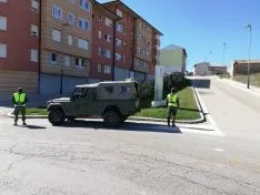 Foto 3 - El ej&eacute;rcito act&uacute;a en &Oacute;lvega contra el Covid 19