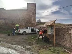 Una imagen de las labores. 