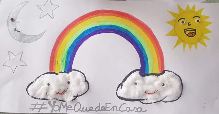 Los arcoiris inundan el ciberespacio de Covaleda para matar al bicho