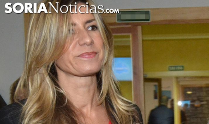 Begoña Gómez, en una visita a El hueco en noviembre de 2018. /SN