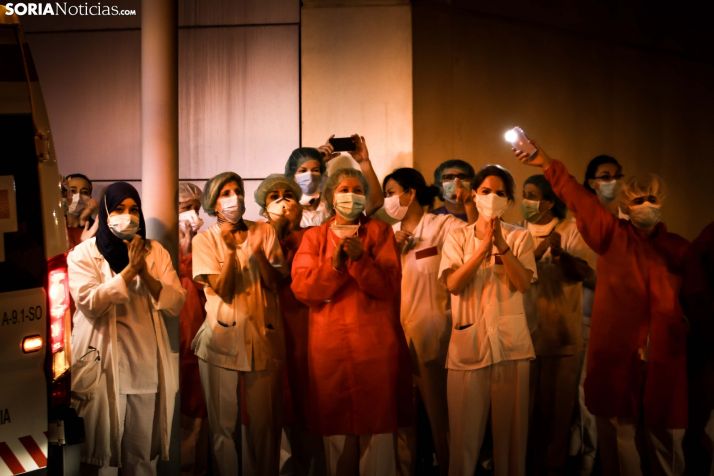 Fotos: Héroes en primera línea de batalla en Soria