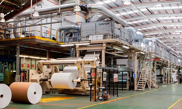 Una imagen de la factoría de Almazán. 