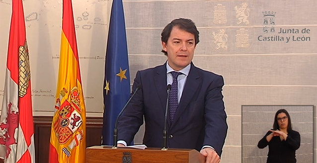 Mañueco anuncia 220 M&euro; para proteger a empresas, autónomos, trabajadores y familias