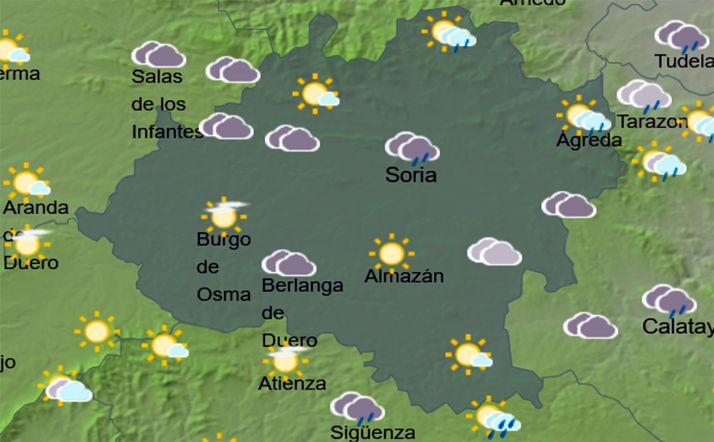 Lluvias, ocasionalmente con tormentas