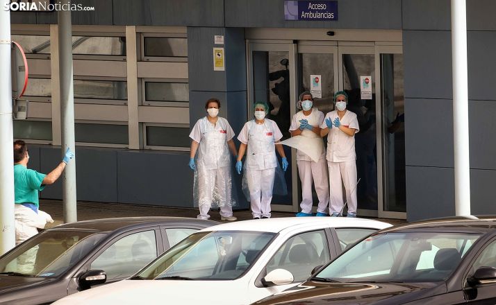 Personal de Urgencias en el Santa Bárbara. /Sara Roncal