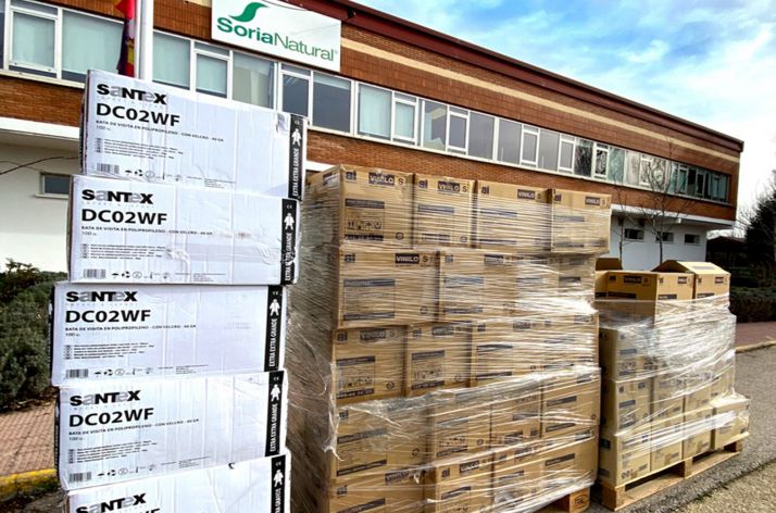 El material antes de su salida de la planta garreña.