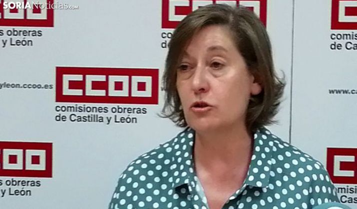 María Jesús Sotillos, de CCOO. /SN