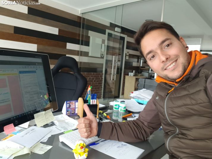 Rubén Torre, el emprendedor soriano que planta buena cara al COVID-19 