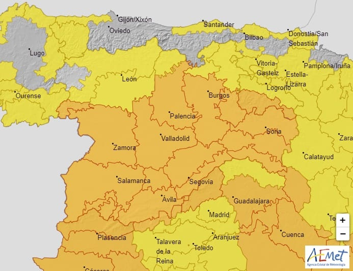Activada la fase de alerta por nevadas en las carreteras de Soria