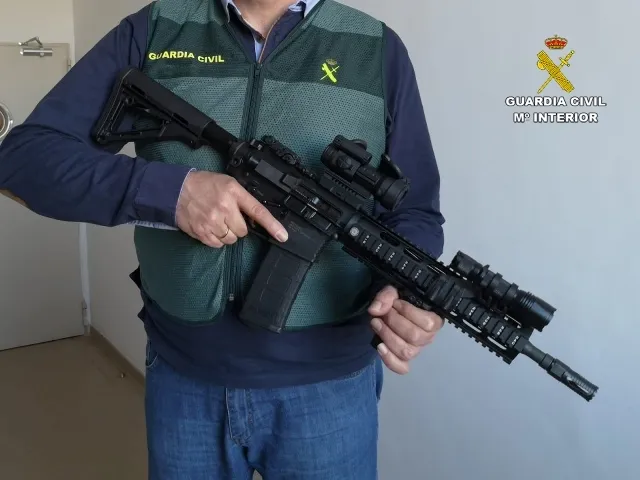 Una imagen de las armas incautadas. /GC