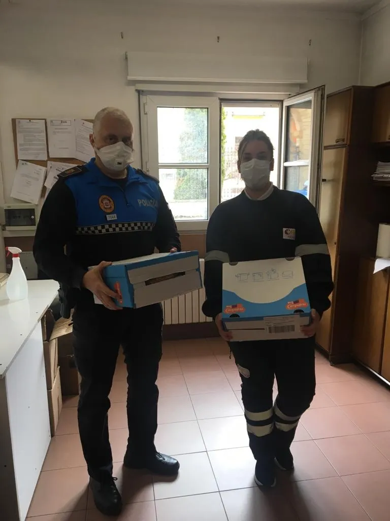 Una imagen de las donaciones efectuadas. 