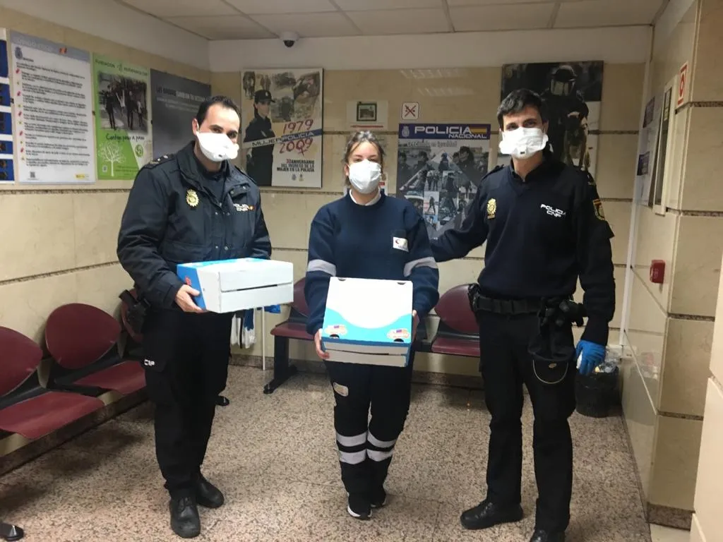 Una imagen de las donaciones efectuadas. 
