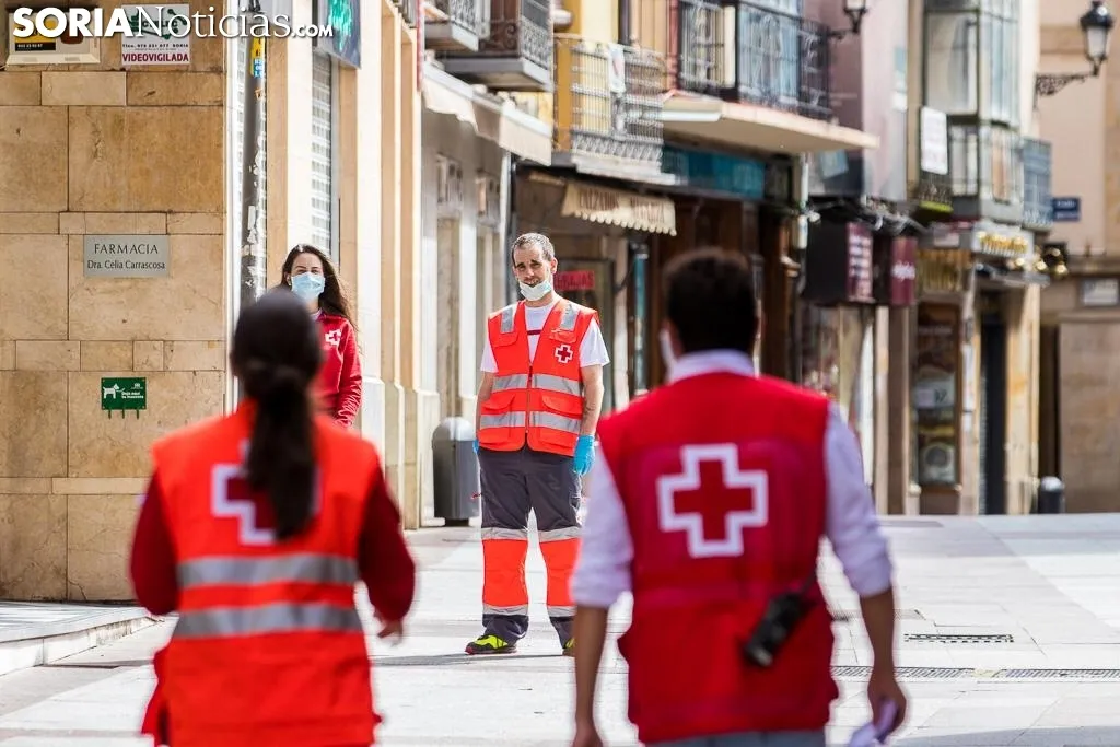 Imágenes tomadas en el centro de Soria el lunes 20 de abril de 2020. Viksar Fotografía