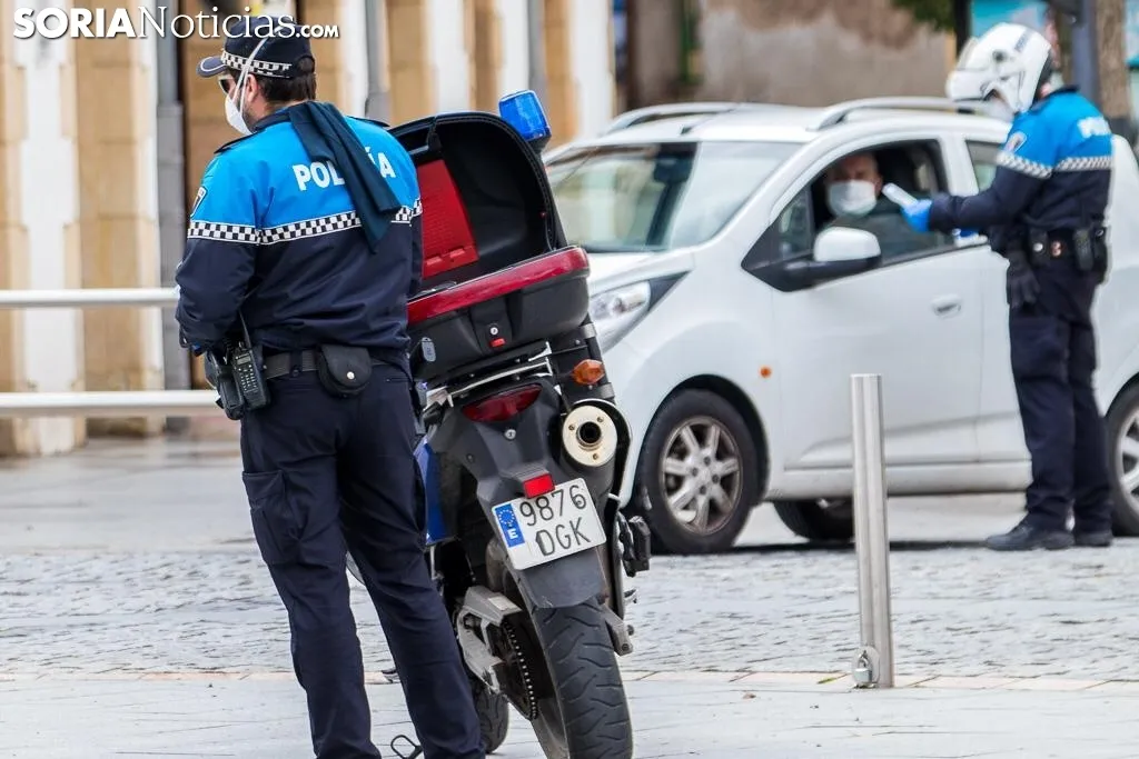 Imágenes tomadas en el centro de Soria el lunes 20 de abril de 2020. Viksar Fotografía