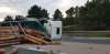 Foto 2 - Vuelca un camión con madera en Golmayo