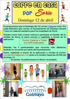 Foto 2 - Golmayo intercambia kil&oacute;metros por euros para promover deporte y solidaridad