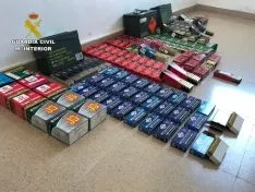 Una imagen de las armas incautadas. /GC