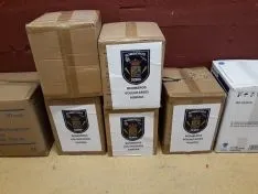 El material entregado a la residencia. /BA