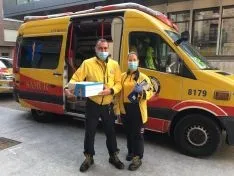 Una imagen de las donaciones efectuadas. 