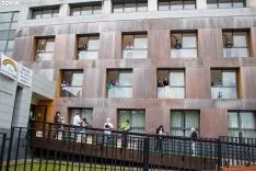Caravana de agradecimiento con la residencia Antonio Machado.
