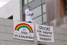 Caravana de agradecimiento con la residencia Antonio Machado.