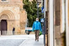 Imágenes tomadas en el centro de Soria el lunes 20 de abril de 2020. Viksar Fotografía