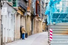 Imágenes tomadas en el centro de Soria el lunes 20 de abril de 2020. Viksar Fotografía