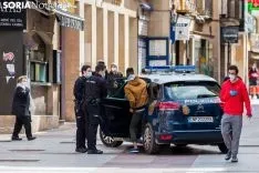 Imágenes tomadas en el centro de Soria el lunes 20 de abril de 2020. Viksar Fotografía