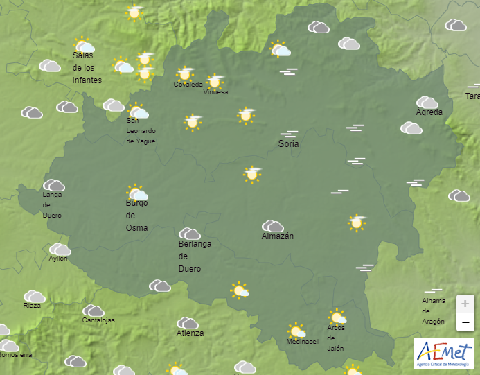 Este sábado lucirá el sol a ratos y subirán las temperaturas
