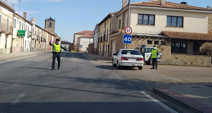 Un control de estado de Alarma en Almenar. 