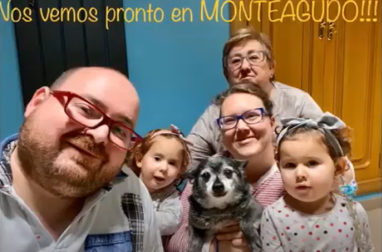 Un instante del vídeo de Monteagudo.