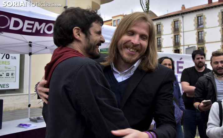 Pablo Fernández, en una visita a Soria. /SN