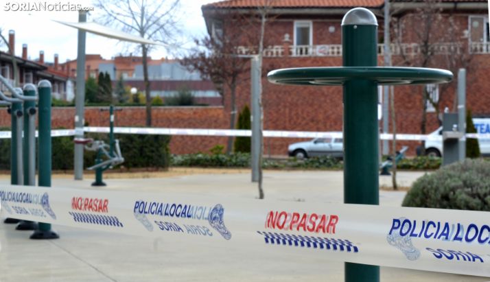 Parque de ejercicios para personas mayores en Santa Bárbara. /SN