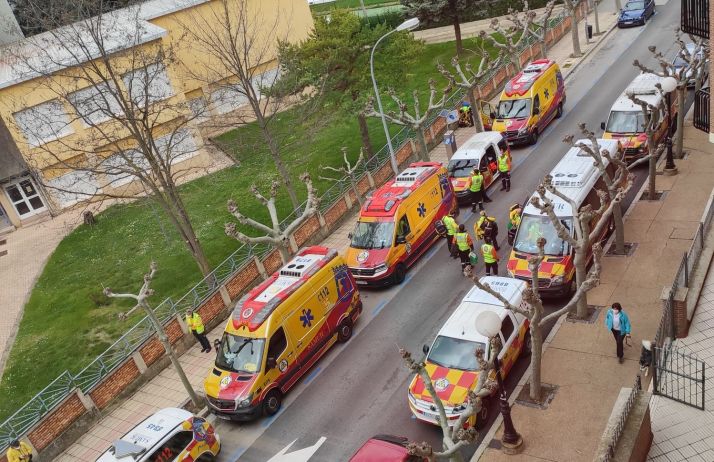 Refuerzos en Soria: Llegan 3 cardi&oacute;logos de Salamanca y comienzan a trabajar los sanitarios madrile&nti