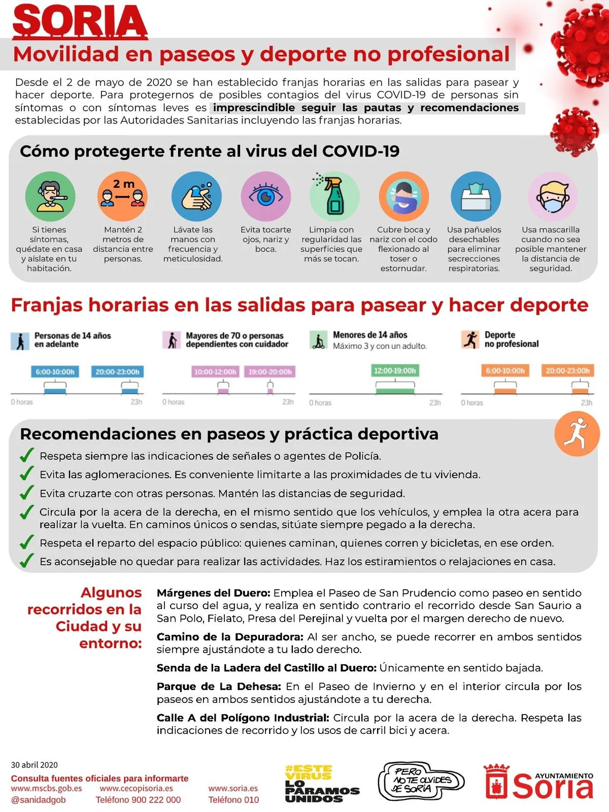 Foto 2 - El Ayuntamiento publica una gu&iacute;a para el deporte en tiempo de epidemia