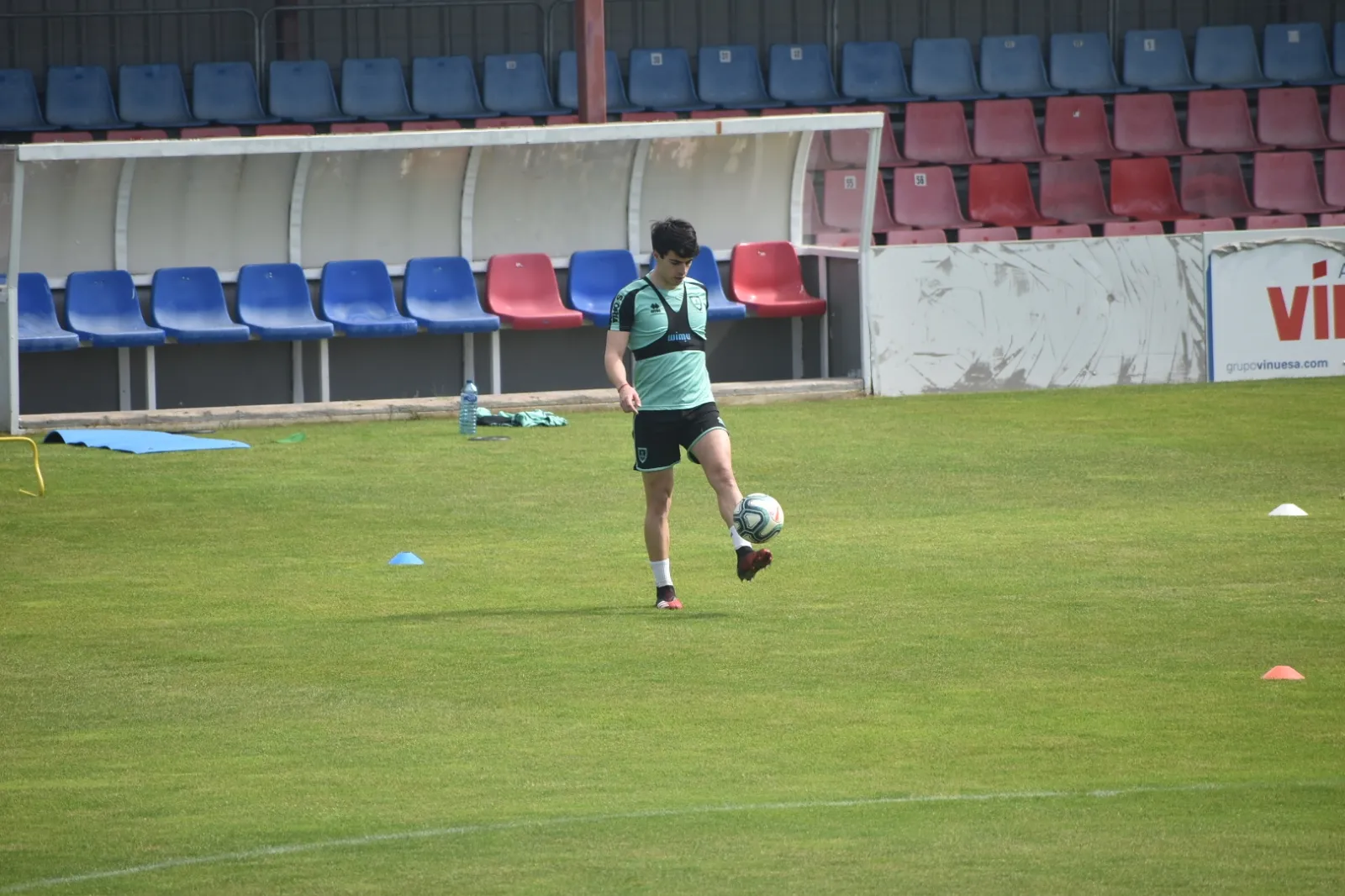 Entrenamientos del C.D. Numancia en época del Covid19. Fuente: C.D. Numancia / La Liga