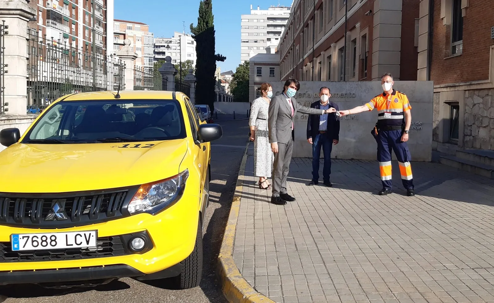 Foto 2 - Golmayo ya cuenta con nuevo veh&iacute;culo para su agrupaci&oacute;n de Protecci&oacute;n Civil