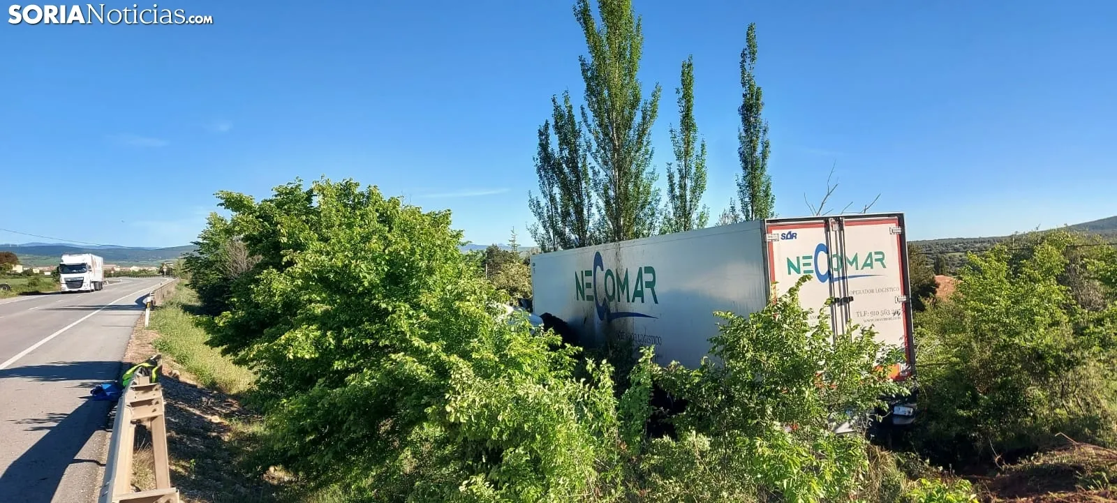 Una imagen de esta mañana del siniestro. /SN