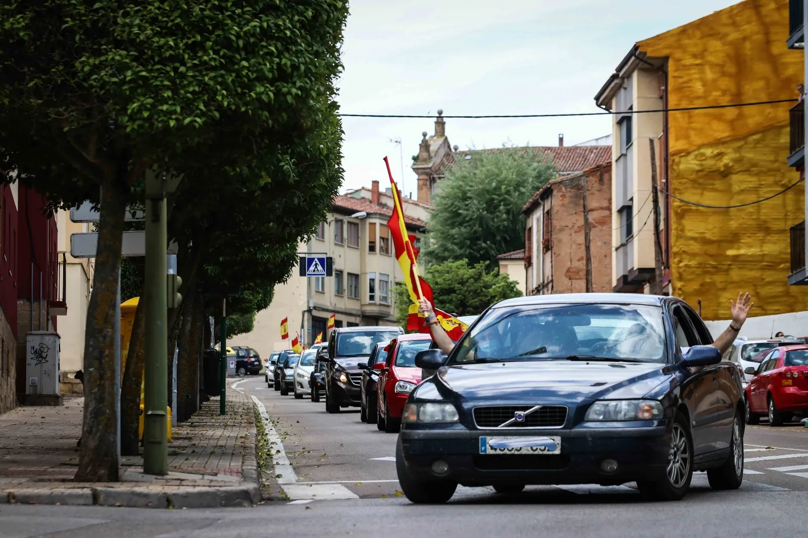 Foto 15 - En im&aacute;genes : Un centenar de veh&iacute;culos secunda en Soria la protesta de Vox contra S&aacute;nchez