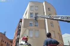 Una imagen de la actuación de los bomberos en la capital. /SN 