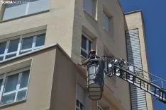 Una imagen de la actuación de los bomberos en la capital. /SN 