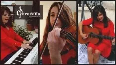 Foto 4 - El D&uacute;o Sarayana interpretan &lsquo;Al Cantar&rsquo; de Rozal&eacute;n durante el confinamiento