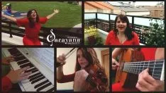 Foto 5 - El D&uacute;o Sarayana interpretan &lsquo;Al Cantar&rsquo; de Rozal&eacute;n durante el confinamiento