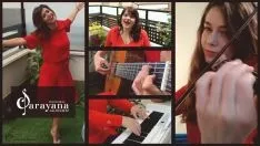 Foto 3 - El D&uacute;o Sarayana interpretan &lsquo;Al Cantar&rsquo; de Rozal&eacute;n durante el confinamiento