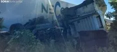 Una imagen de esta mañana del siniestro. /SN