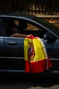 Foto 5 - En im&aacute;genes : Un centenar de veh&iacute;culos secunda en Soria la protesta de Vox contra S&aacute;nchez