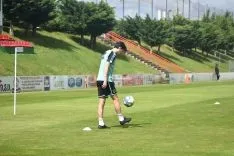Entrenamientos del C.D. Numancia en época del Covid19. Fuente: C.D. Numancia / La Liga