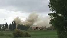 Imagen del incendio.